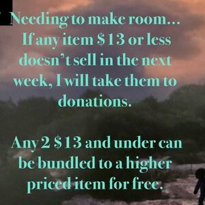 $13 and under items Free to add to any order